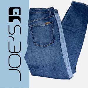 Joe’s Jeans Women’s Tuxedo Stripe Distressed Jeans  - Size 25‎